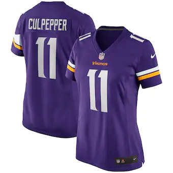 womens nike daunte culpepper purple minnesota vikings game 